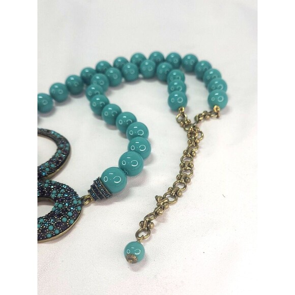 HEIDI DAUS Mystical Snake Swarovski Crystal Necklace 25" Egyptian Revival Swifty - Picture 4 of 12